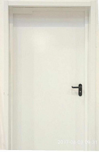 Дверь противопожарная металлическая с охватывающей коробкой EIS90