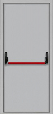 Дверь противопожарная с системой антипаника однопольная EI60